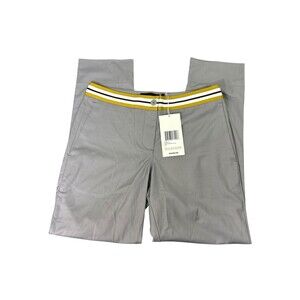 Wildfang The Empower Taped Trouser Pants Gray Womens Size 8 NWT